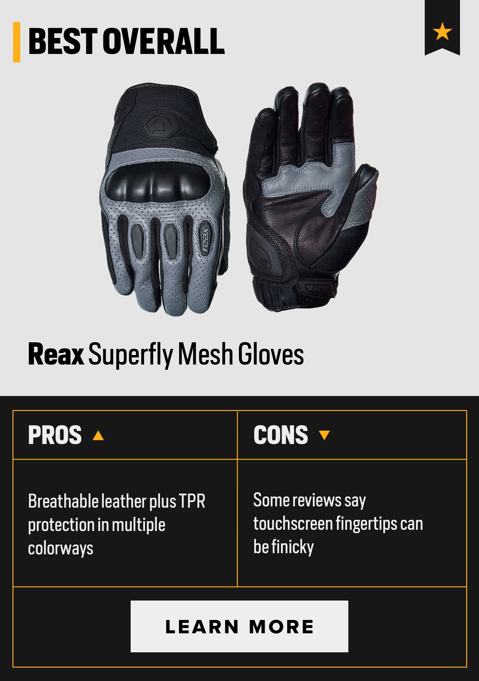 waterproof summer motorcycle gloves review